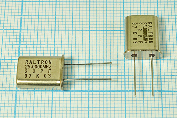 25000 \HC49U\22\\\HC49U\1Г (RALTRON22PF) 25000 \HC49U\22\\\HC49U\1Г (RALTRON22PF)