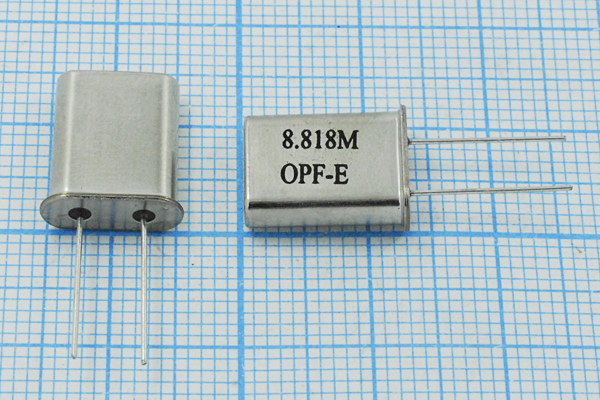 8818 \HC49U\S\ 10\ 30/-40~85C\\1Г (8.818M 0PF-E) 8818 \HC49U\S\ 10\ 30/-40~85C\\1Г (8.818M 0PF-E)