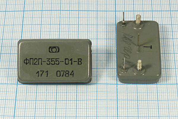 ф 7~12,5МГц \пол\9/6\37,5x22,5x8,5\\ФП2П-355-01-В\ ф 7~12,5МГц \пол\9/6\37,5x22,5x8,5\\ФП2П-355-01-В\